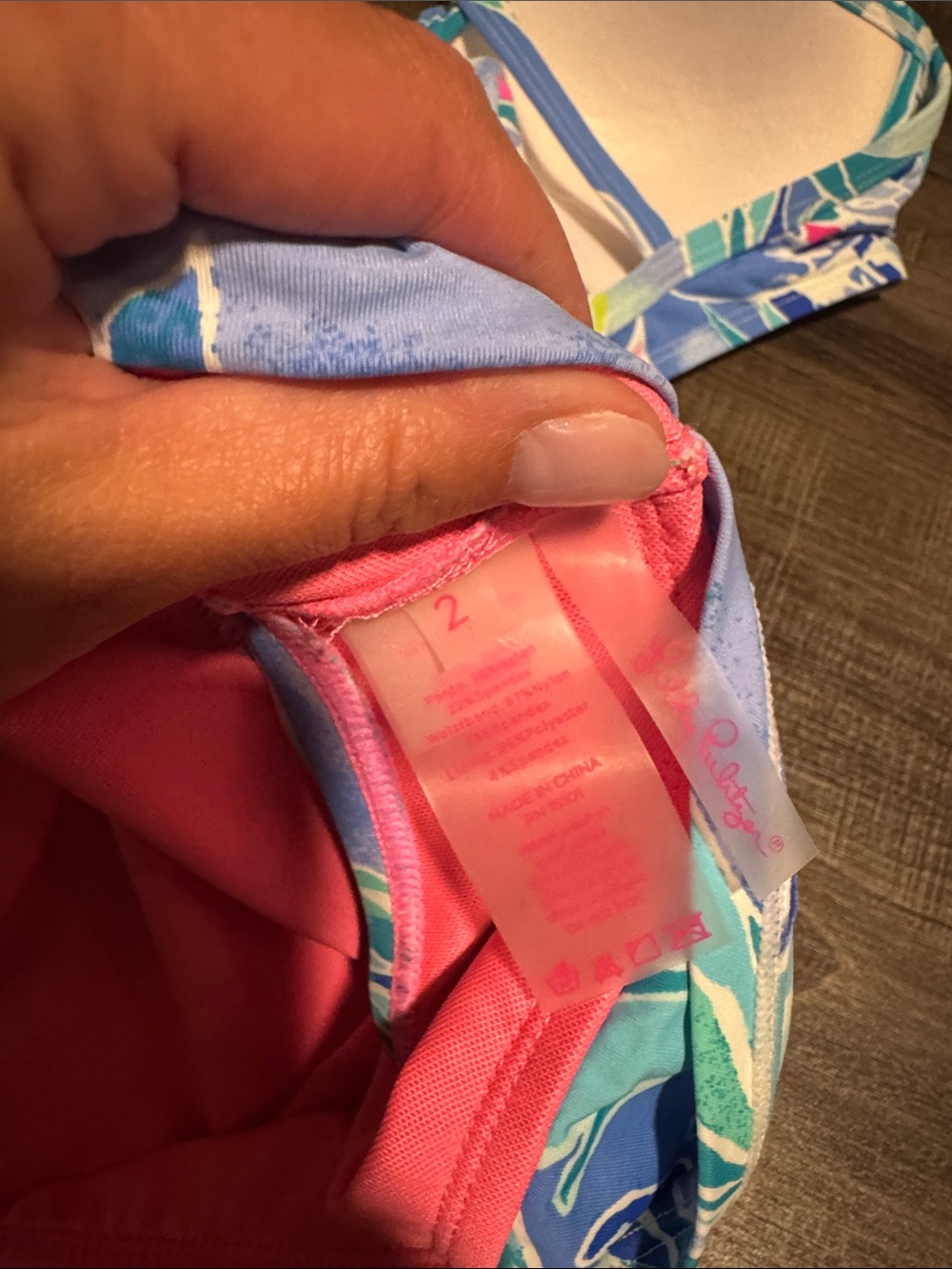Lily Pulitzer Celestial Seas Tropical Fish Bikini Set - Picture 3 of 5